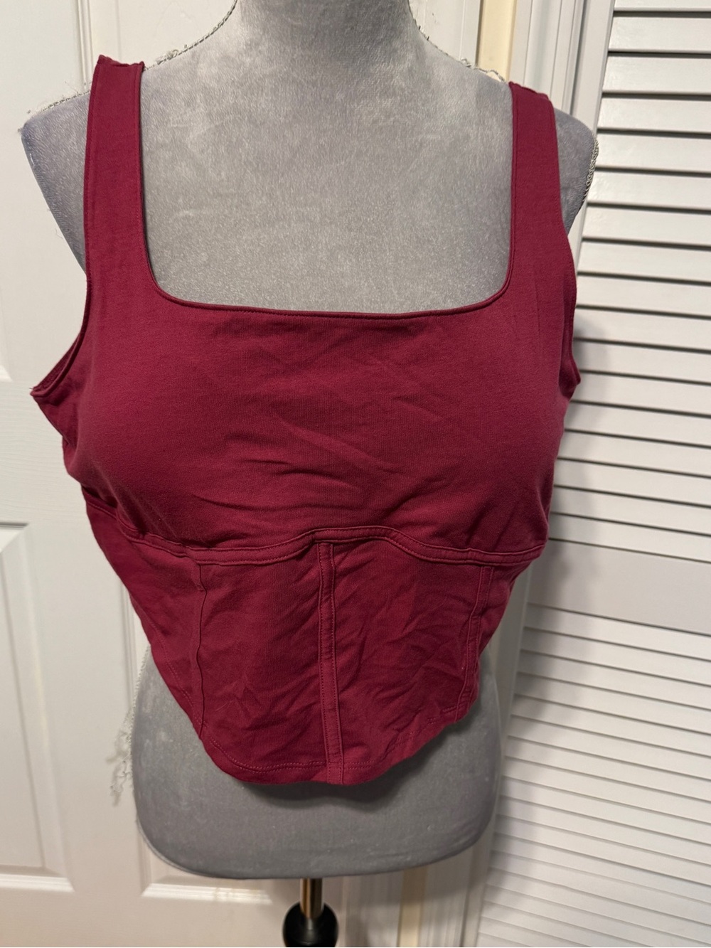 4/$20🎉No Boundaries Faux Corset Tank XXL